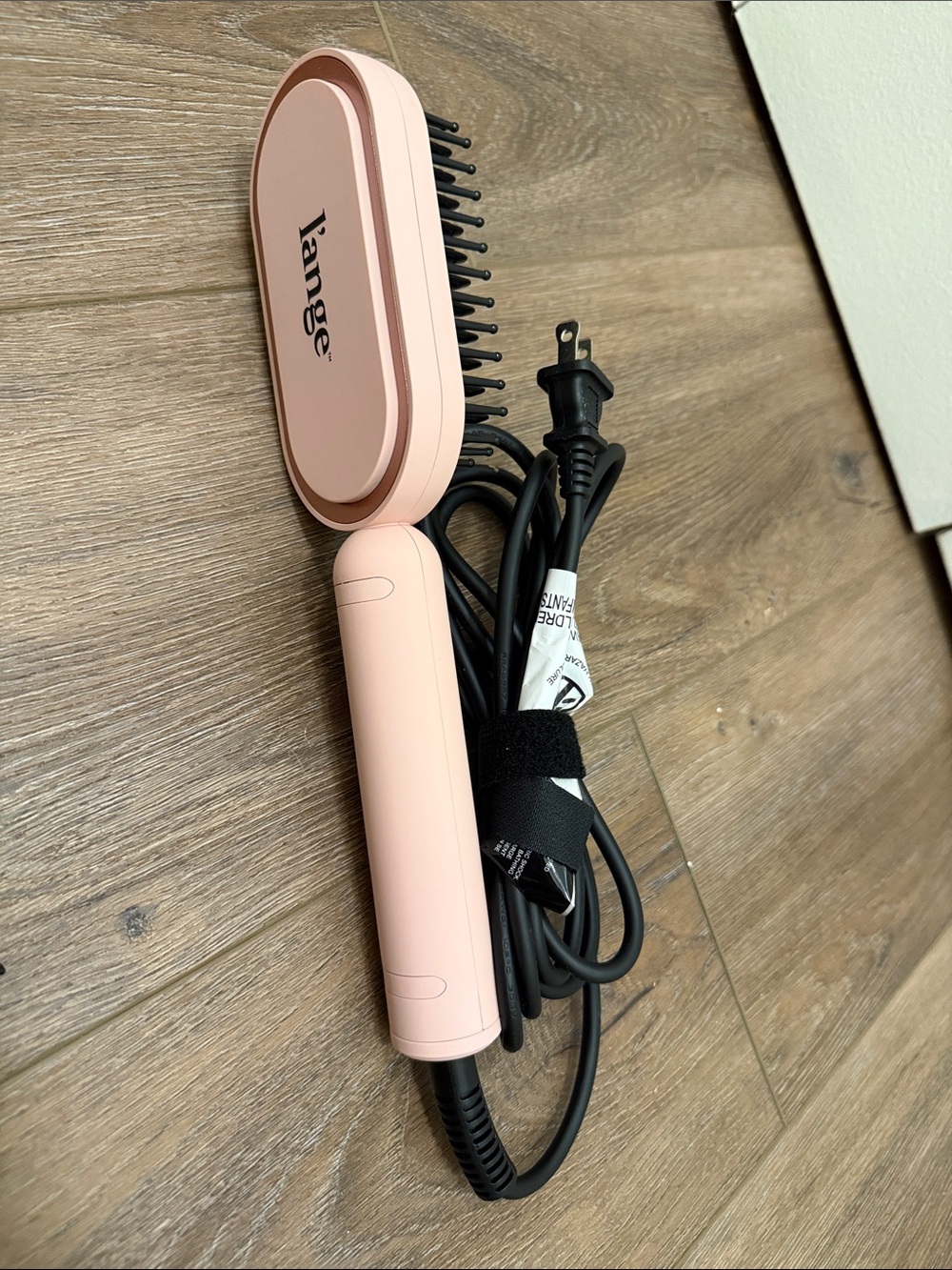 Lange Blush Pink Straightening Brush